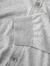GANT Cotton Cashmere Cardigan Grey Melange