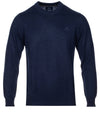 GANT Evening Blue Cashmere Crew Neck Sweater