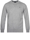 GANT Cashmere Crew Neck Sweater Grey Melange