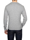 GANT Cashmere Crew Neck Sweater Grey Melange