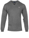 GANT Super Fine Lambswool V-Neck Sweater Antracite 