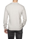 GANT Super Fine Lambswool V-Neck Sweater Light Grey