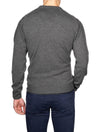 GANT Super Fine Lambswool V-Neck Sweater Antracite Melange