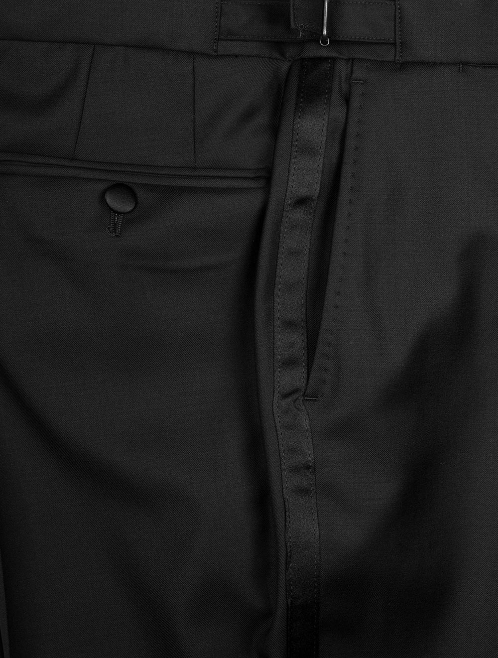 Louis Copeland Dress Suit Tuxedo Black 2 Piece 1 Button Single Peaked Lapel 7