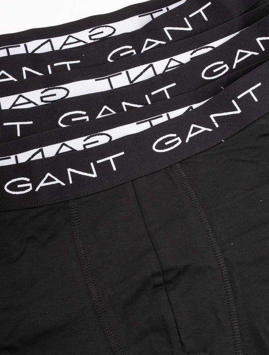 GANT 3 Pack Trunks Black