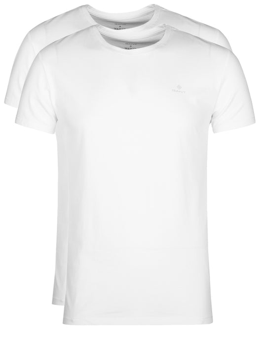 2-Pack Crew Neck T-Shirts White
