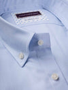 Blue Weave Pattern Classic Fit Shirt Blue/tailo