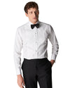 Contemporary Fit Pleated Dress Shirt White