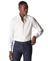 Slim Fit Oxford Button Under Stretch Shirt White