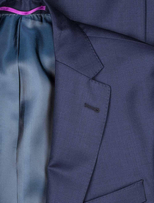 Blue Slim Fit Suit Blue