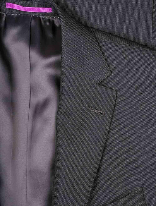 Louis Copeland Dark Grey Pin Head Slim Fit Suit 2