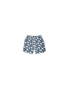 TOM AND TEDDY Sky Blue & Red Leaves Boy's Swim Shorts Blue