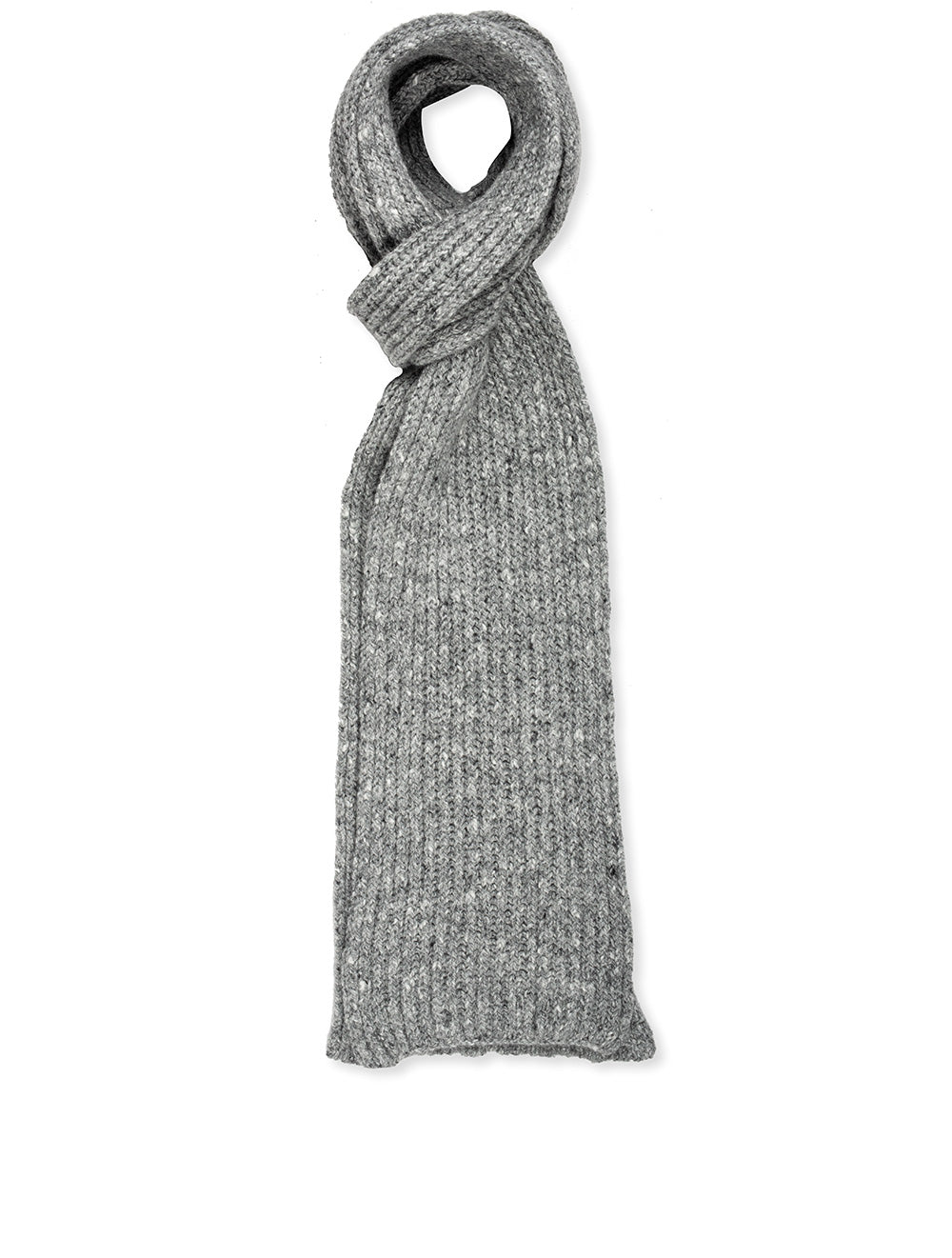 Inis Meain Rib Scarf Longford Grey MI