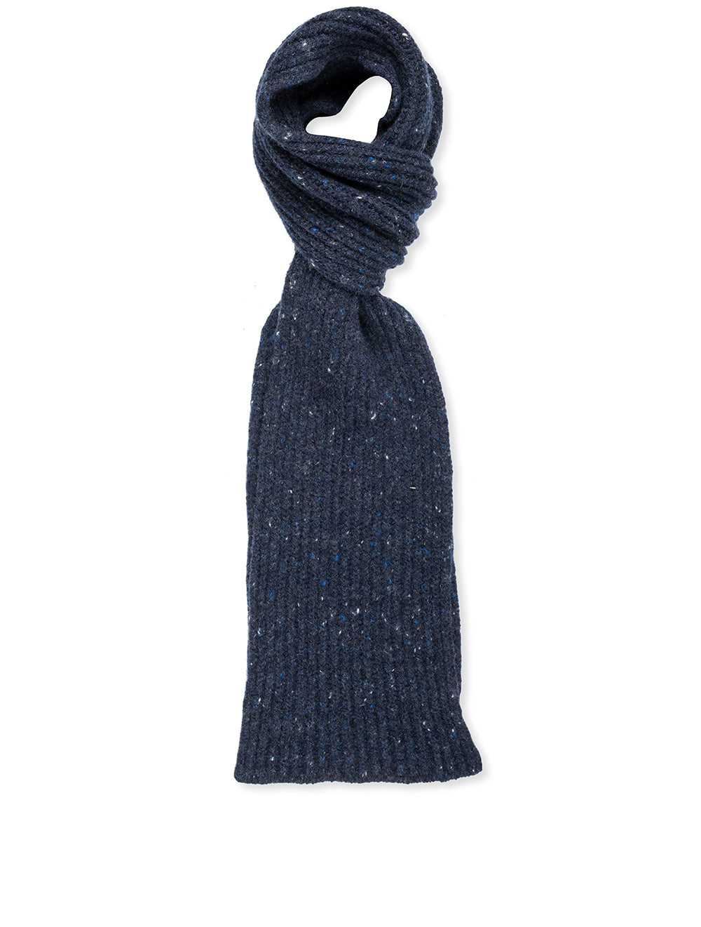 Inis Meain Rib Scarf Tyrone Navy MI