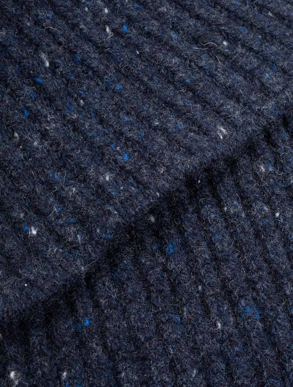 Inis Meain Rib Scarf Tyrone Navy AI1