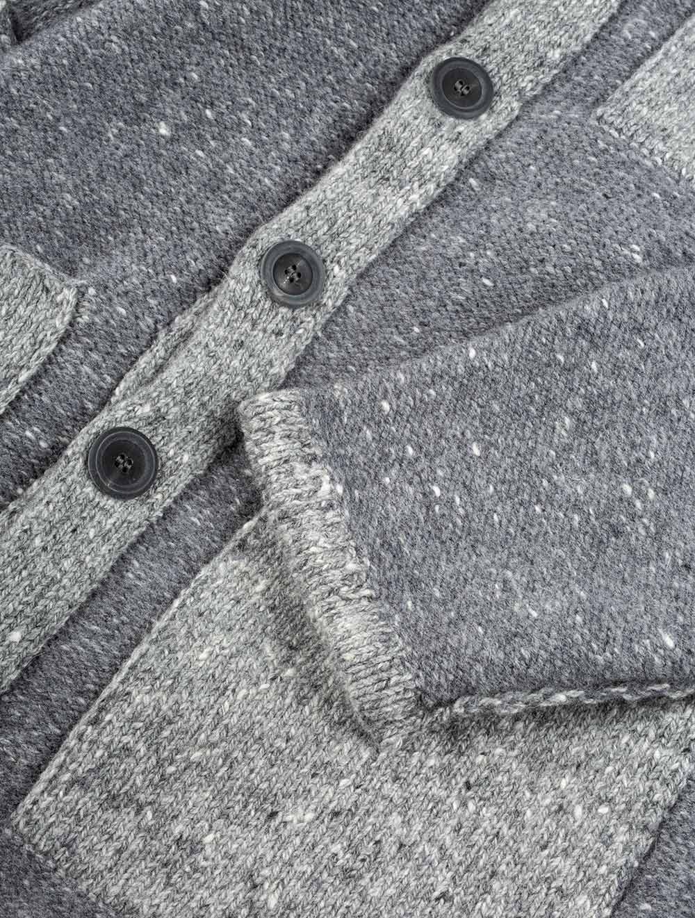 Inis Meain | Beige Melange Wool Cashmere Carpenter Jacket