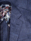 Louis Copeland Weave Sports Jacket Blue Wool Silk 2 Button Soft Shoulder Patch Pocket 2