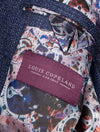 Louis Copeland Weave Sports Jacket Blue Wool Silk 2 Button Soft Shoulder Patch Pocket 4