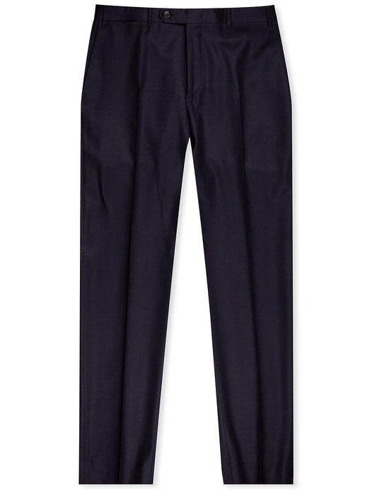CANALI Plain Trousers-Navy
