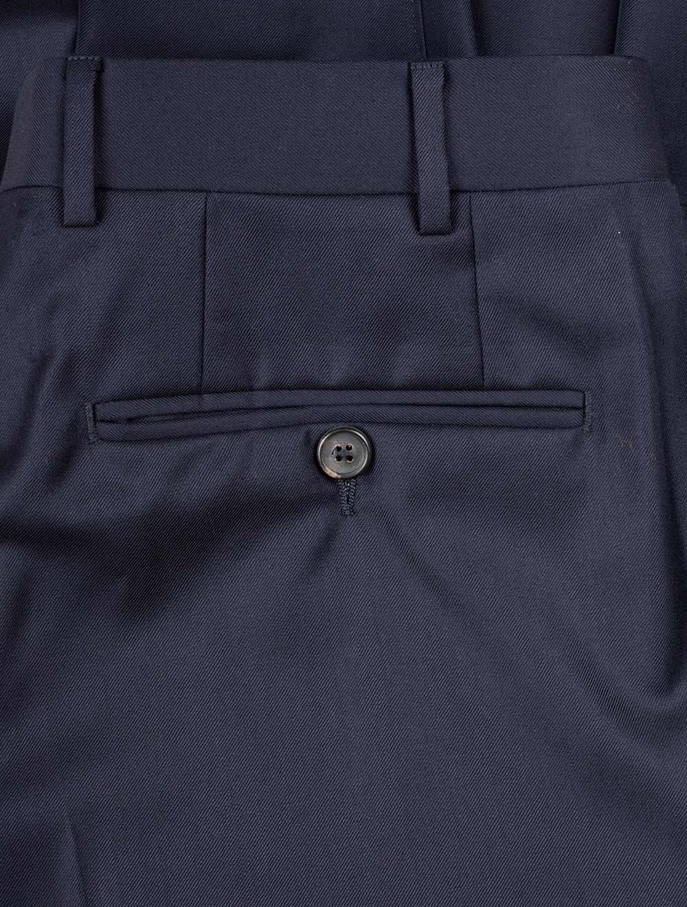 CANALI Super 150 Exclusive Trousers Navy