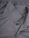 Wool Polo Shirt Grey