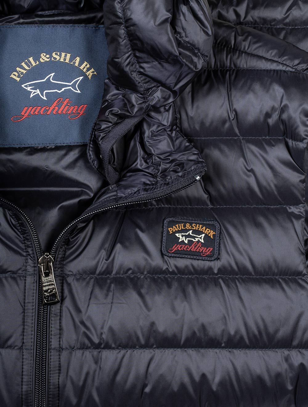 Paul And Shark Hooded Gilet Navy Warm Men's Outerwear Collection