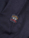 Paul And Shark Merino wool half zip sweater with iconic badge
