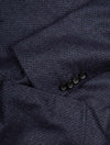 Canali Fleck Sports Jacket Navy 2 Button Single Breasted Half Lined Soft Shoulder Patch Pockets 3