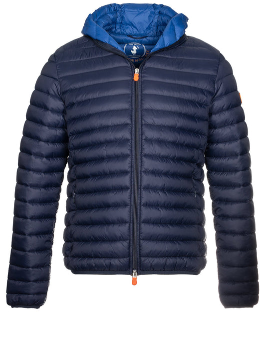 Save The Duck Giga Padded With Hood Navy