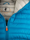 Save The Duck Giga Padded With Hood Light Blue