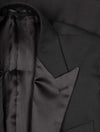Louis Copeland Dress Suit Tuxedo Black 2 Piece 1 Button Single Breasted Peaked Lapel 2