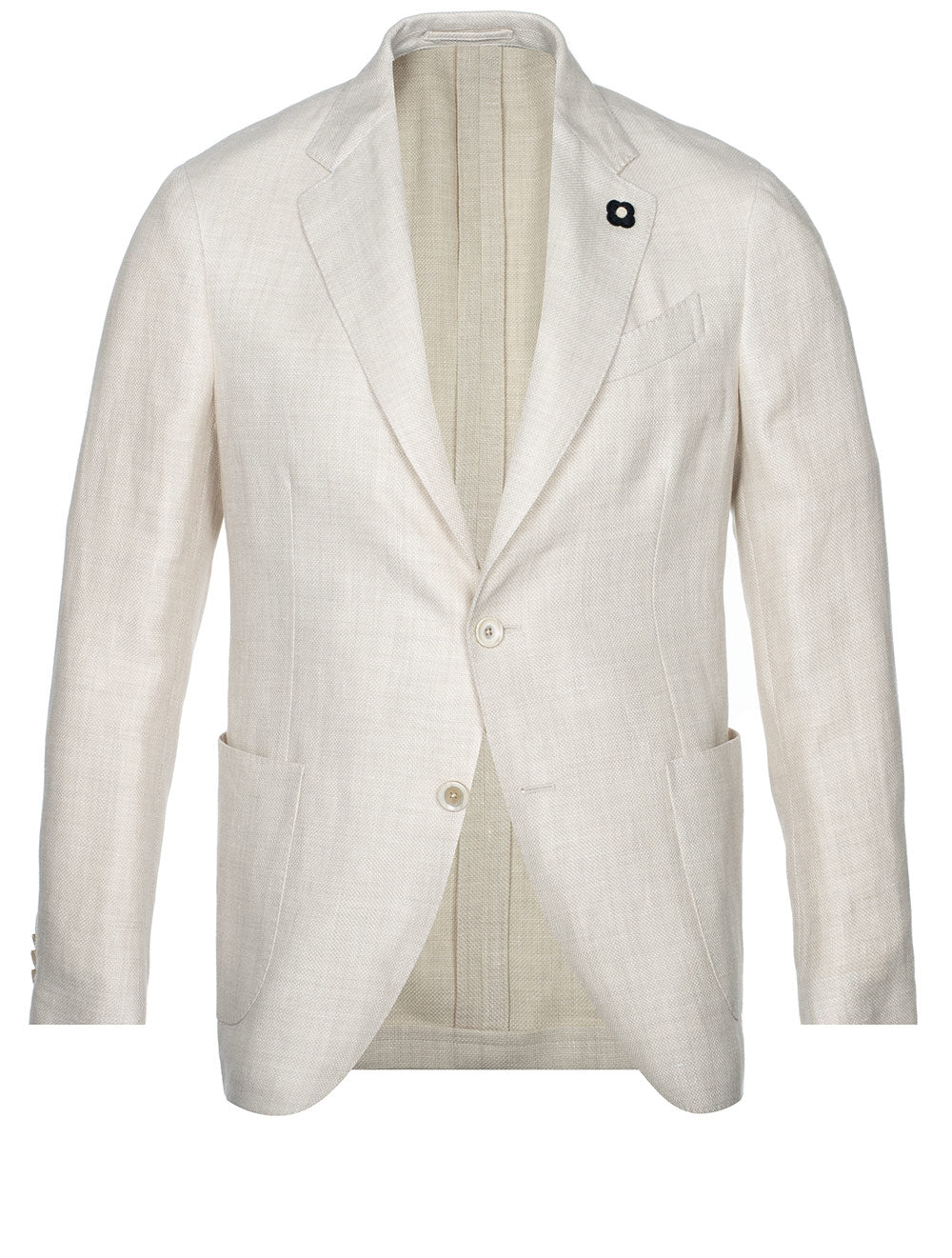 Lardini Linen Mix Sport Jacket Cream MI