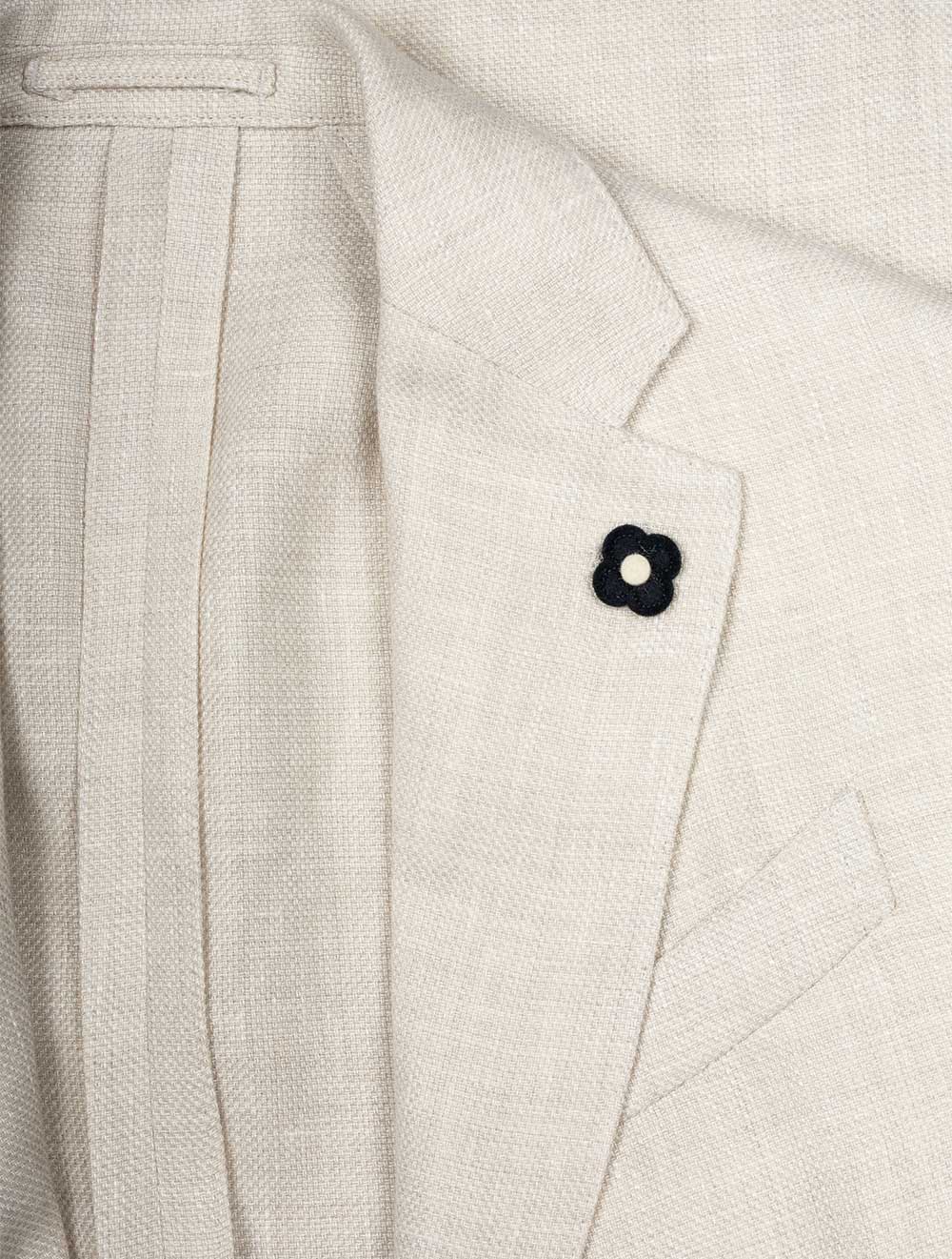 Lardini Linen Mix Sport Jacket Cream AI3