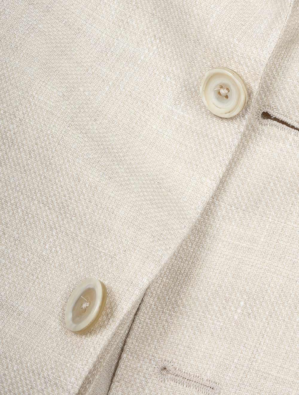 Lardini Linen Mix Sport Jacket Cream AI4