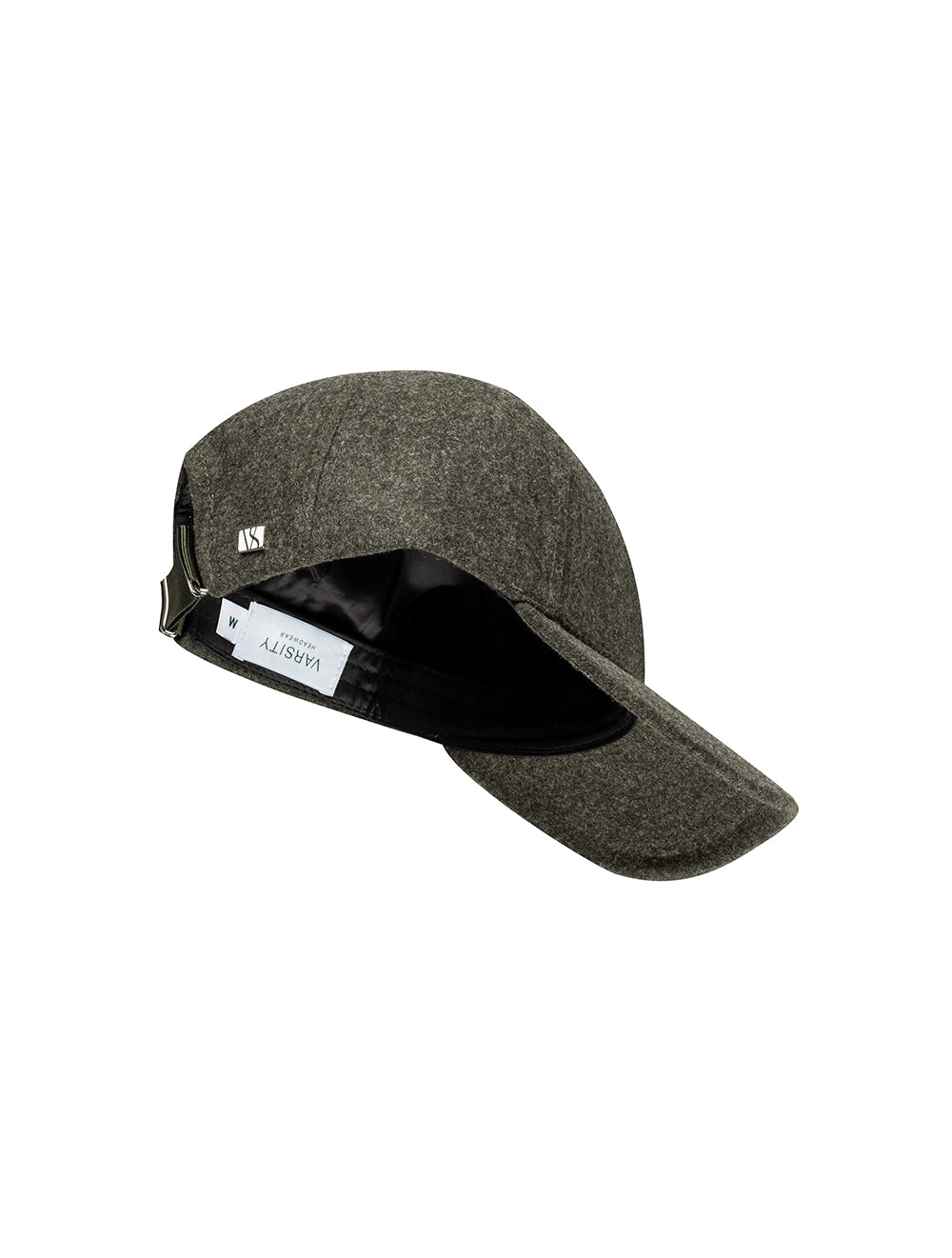 Varsity Cashmere And Wool Cap Green MI