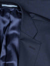 Louis Copeland Henry Pinhead Suit Blue 2 Piece 2 Button Notch Lapel Soft Shoulder Flap Pocket 4
