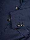 Louis Copeland Henry Pinhead Suit Blue 2 Piece 2 Button Notch Lapel Soft Shoulder Flap Pocket 5