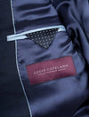 Louis Copeland Henry Pinhead Suit Blue 2 Piece 2 Button Notch Lapel Soft Shoulder Flap Pocket 6