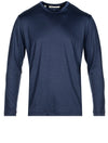 MAURIZIO BALDASSARI Long Sleeve T-Shirt Blue