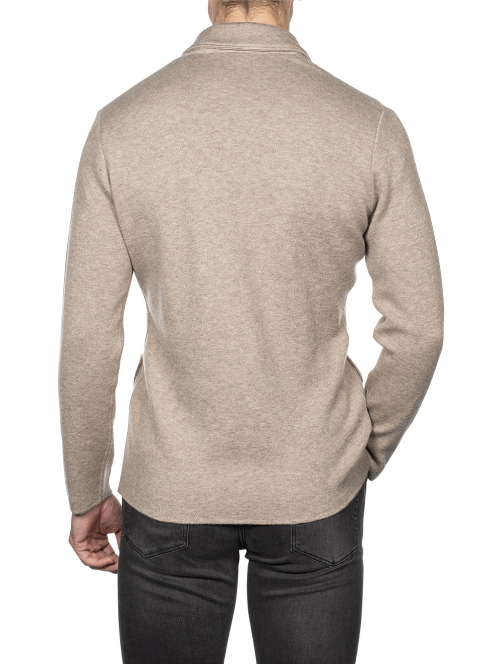Maurizio Baldassari Light Cashmere Swacket Beige AI2