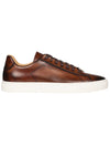 LOUIS COPELAND Painted Finish Sneaker Brown