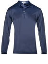 Peter Millar Solid Stretch Jersey Long Sleeve Polo