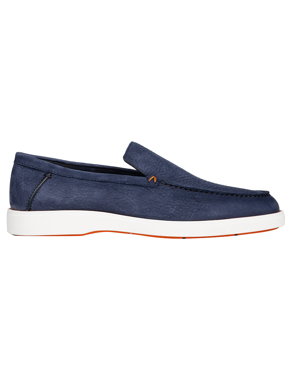 Santoni SANTONI Slip On Tumbled Shoe Blue AI2