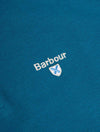 BARBOUR Tartan Pique Polo Shirt Aqua Blue
