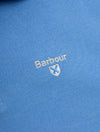 BARBOUR Tartan Pique Polo Shirt Bright Blue