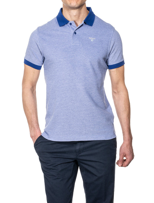 BARBOUR Sports Mix Polo Shirt Blue