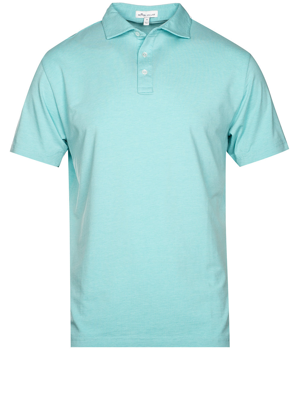 Peter Millar Crown Solid Polo Turquoise MI