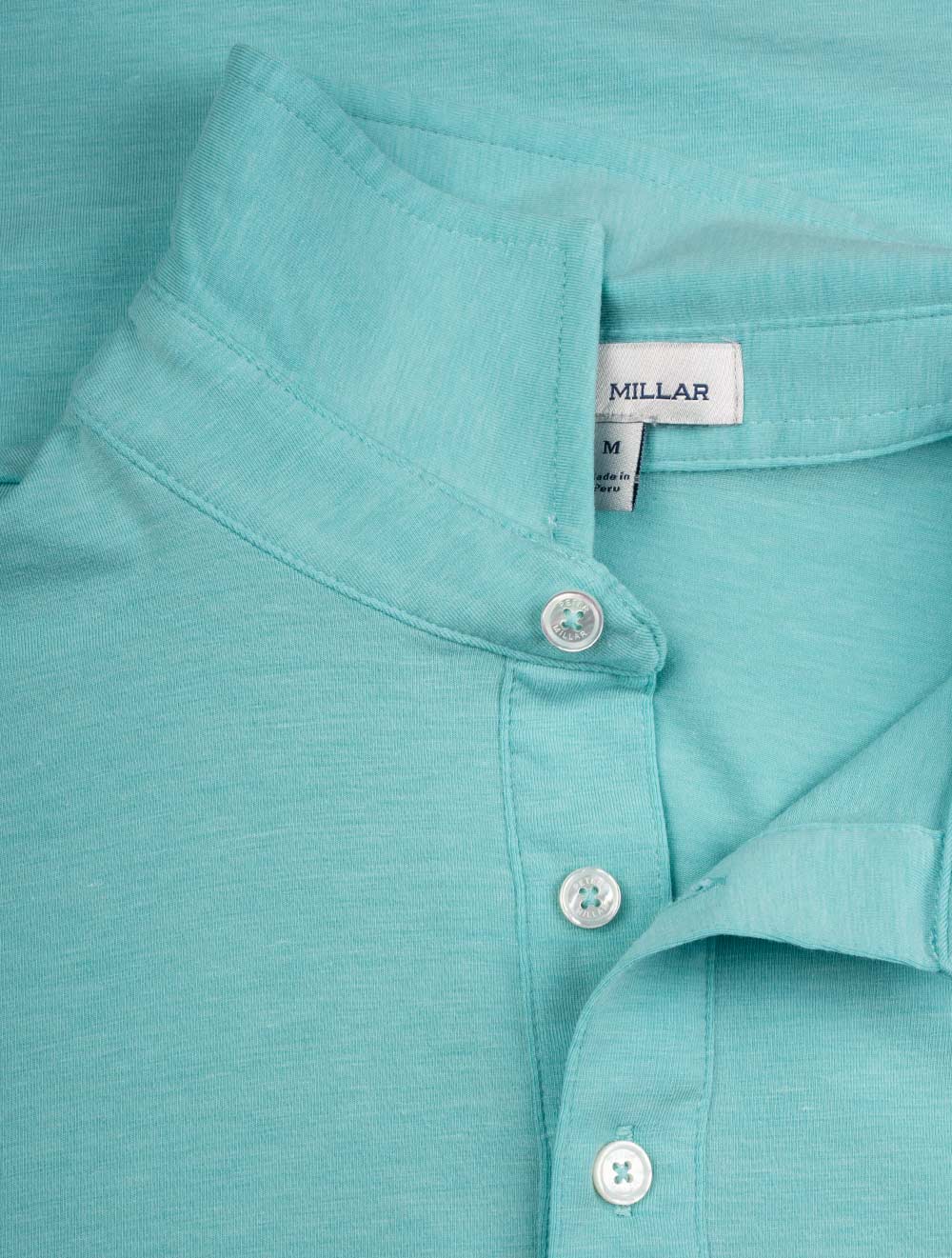 Peter Millar Crown Solid Polo Turquoise AI4