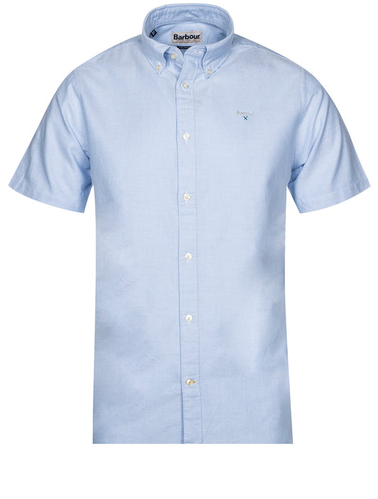 BARBOUR Oxtown Short Sleeve Tailored Shirt Blue
