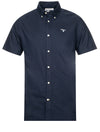 Oxtown Short Sleeve Tailored Shirt Navy